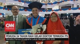Pemuda 24 Tahun Raih Gelar Doktor Termuda ITS