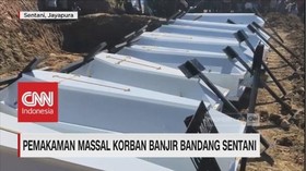 Pemakaman Massal Korban Banjir Bandang Sentani
