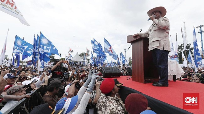 Jika terpilih menjadi presiden, Prabowo mengklaim berdasarkan perhitungan timnya maka harga daging bisa diturunkan setidaknya dalam dua pekan sampai sebulan.