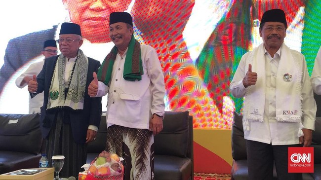 Ma'ruf Amin mengatakan Indonesia akan lebih maju bila dia dan Jokowi terpilih di Pilpres 2019. Kata dia, Indonesia bukanlah dinosaurus yang telah punah.