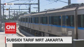 Subsidi Tarif MRT Jakarta