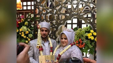Dhawiya dan Muhammad Resmi Jadi Suami Istri