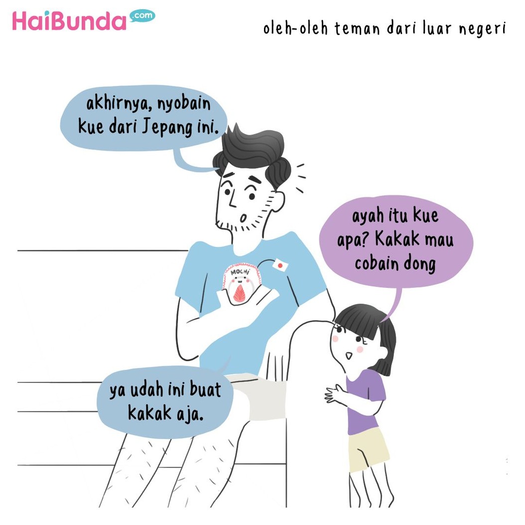Semua orang tua pasti rela melakukan apa saja demi anaknya. Bunda juga pernah melakukan hal serupa dengan Ayah dan Bunda di komik ini demi kakak?