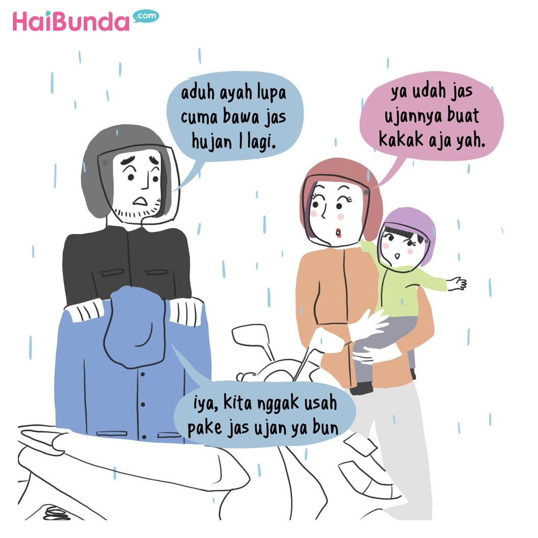 Semua orang tua pasti rela melakukan apa saja demi anaknya. Bunda juga pernah melakukan hal serupa dengan Ayah dan Bunda di komik ini demi kakak?