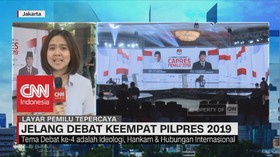 VIDEO: Berikut Susunan Acara Debat Keempat Capres RI 2019