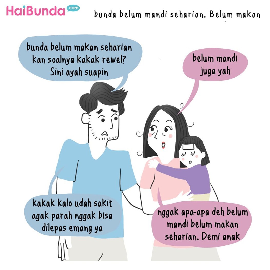 Semua orang tua pasti rela melakukan apa saja demi anaknya. Bunda juga pernah melakukan hal serupa dengan Ayah dan Bunda di komik ini demi kakak?