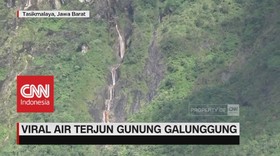 VIDEO: Wisatawan Kawah Gunung Galunggung Sepi Pengunjung