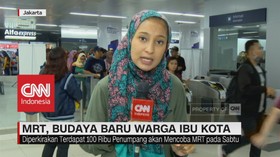 VIDEO: 100 Ribu Warga Ikuti Uji Coba MRT Sabtu ini