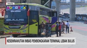 VIDEO: Kesemrawutan Imbas Pembongkaran Terminal Lebak Bulus