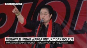VIDEO: Megawati Imbau Warga untuk Tidak Golput