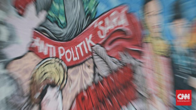 FOTO: Mural Pemilu 2019