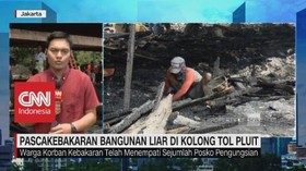 VIDEO: Permukiman yang Kebakaran di Bawah Tol Pluit Ilegal
