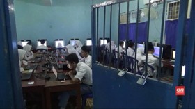 VIDEO: Siswa Peserta UNBK Ciamis Menginap di Sekolah