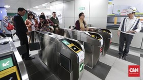 Pelantikan Presiden, MRT Lebak Bulus Dilengkapi X-Ray Bandara