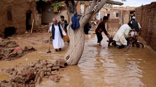 Banjir Afghanistan, 35 Orang Tewas dan 3.000 Rumah Hancur