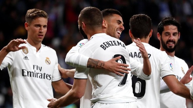 Real Madrid menang susah payah atas tim juru kunci Huesca dengan skor 3-2 dalam laga lanjutan Liga Spanyol di Stadion Santiago Bernabeu.