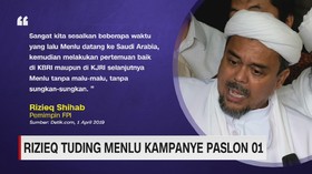 VIDEO: Kemlu Bantah Rizieq Soal Menlu Kampanye Paslon 01