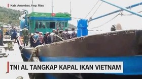 VIDEO: TNI AL Tangkap Kapal Ikan Vietnam
