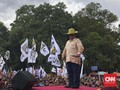 Setop Pidato, Prabowo Tegur Emak-emak yang Asyik Ngobrol