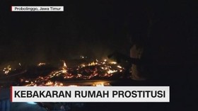 VIDEO: Kebakaran Rumah Prostitusi, Pemilik Sedang Mandi