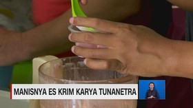 VIDEO: Manisnya Es Krim Karya Tunanetra