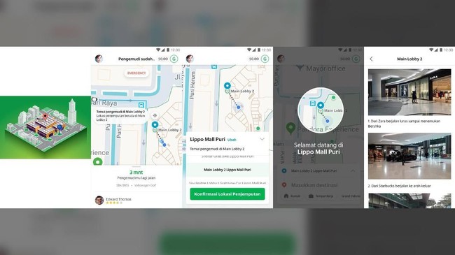 Grab memperkenalkan fitur venue untuk memudahkan penumpang dan pengemudi untuk sampai di titik penjemputan.