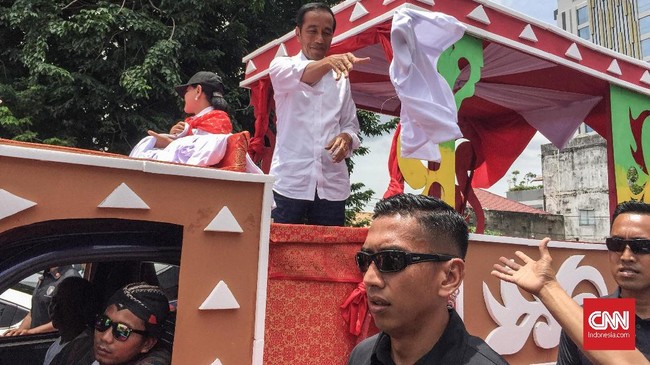 Capres petahana Jokowi meminta masyarakat untuk datang ke TPS dan memilih pada 17 April mendatang karena Pemilu 2019 telah habiskan anggaran Rp25 triliun.
