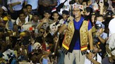 FOTO: Riuh Kampanye Capres-Cawapres Pilpres 2019 Kampanye terbuka capres/cawapres digelar di berbagai kota. Pasangan calon disambut meriah para pendukung yang mengelu-elukannya.
