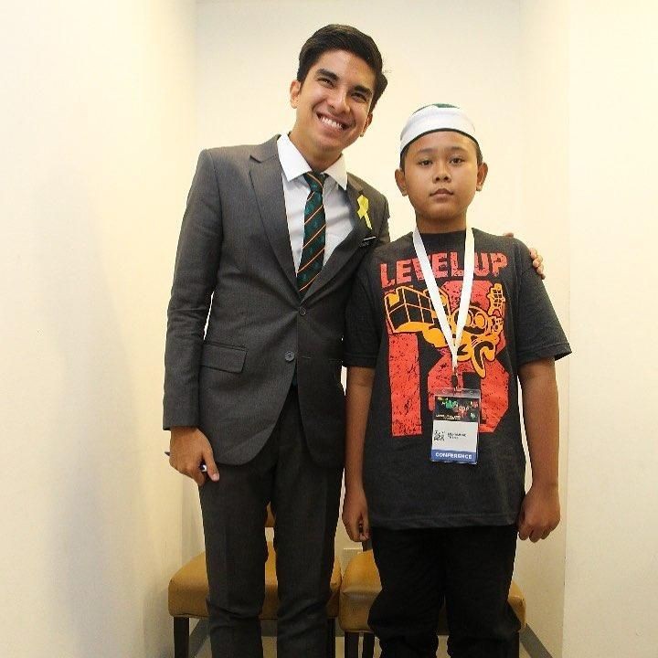 <p>Salah satu kebanggaan Syed pada anak bangsa yang menjadi developer game termuda Malaysia. (Foto: Instagram @syedsaddiq)</p>