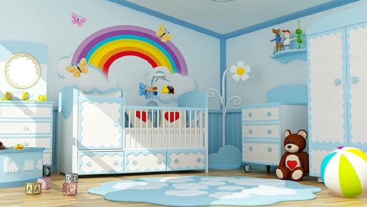 ilustrasi kamar bayi