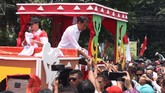 FOTO: Riuh Kampanye Capres-Cawapres Pilpres 2019 Kampanye terbuka capres/cawapres digelar di berbagai kota. Pasangan calon disambut meriah para pendukung yang mengelu-elukannya.