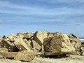 Di Pantai Batu Payung Tanpa Batu Berbentuk Payung