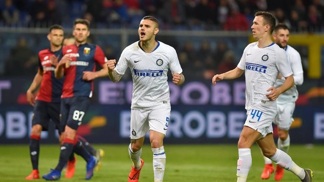 Inter Milan berhasil mengalahkan tuan rumah Genoa dengan skor telak yang diwarnai dengan satu gol dari Mauro Icardi.