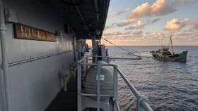 Bakamla Usir Kapal Vietnam Berdalih Rusak Mesin di Natuna