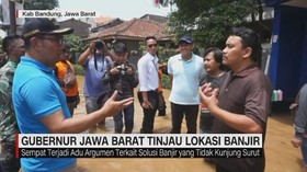 VIDEO: Ridwan Kamil Tinjau Lokasi Banjir