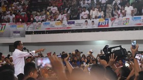 Gelar Syukuran, Relawan Jokowi Tetap Tunggu Hasil KPU