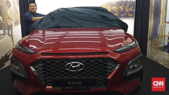 Pihak Hyundai Mobil Indonesia menjelaskan banderol Kona bersaing dengan Honda HR-V.