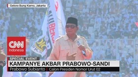 VIDEO: Pidato Berapi-Api Prabowo di Kampanye Akbar GBK (2/2)