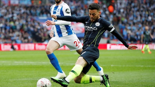 Manchester City memastikan langkah ke partai puncak Piala FA usai meraih kemenangan 1-0 atas Brighton & Hove Albion dalam semifinal di Stadion Wembley.
