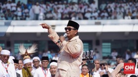 Gaya Prabowo di GBK, Dari Joget Hingga Sapa Wartawan Asing