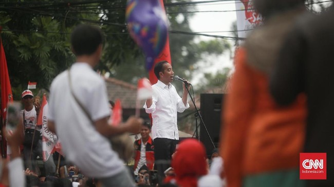Lewat karnaval kampanye di Tangerang, capres nomor urut 02 Jokowi ingin mengajak masyarakat merasakan kegembiraan dalam pesta demokrasi lima tahunan.