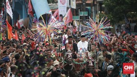 FOTO: Meriahnya Kampanye Jokowi-Ma'ruf Amin di Tangerang