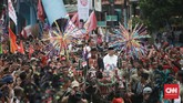 FOTO: Meriahnya Kampanye Jokowi-Ma'ruf Amin di Tangerang Pasangan capres dan cawapres nomor urut 01, Joko Widodo-Ma'ruf Amin menggelar kampanye terbuka di Tangerang, Banten, Minggu (7/4).