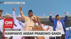 VIDEO: Pidato Berapi-Api Prabowo di Kampanye Akbar GBK (1/2)