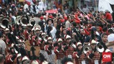 FOTO: Meriahnya Kampanye Jokowi-Ma'ruf Amin di Tangerang Pasangan capres dan cawapres nomor urut 01, Joko Widodo-Ma'ruf Amin menggelar kampanye terbuka di Tangerang, Banten, Minggu (7/4).
