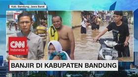 VIDEO: Banjir Kabupaten Bandung, Akses Jalan Terputus