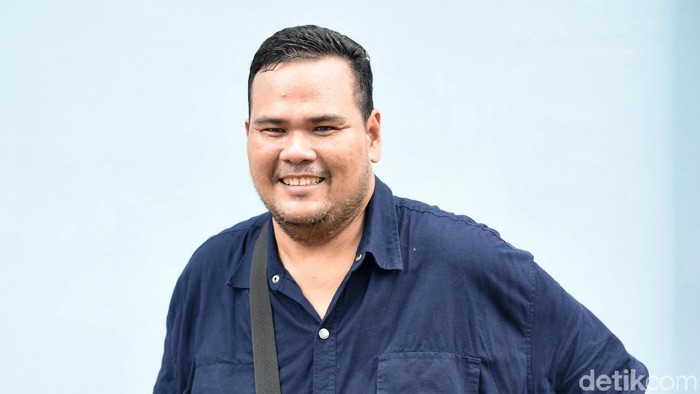Fahmi Bo saat ditemui di kawasan studio Trans TV.