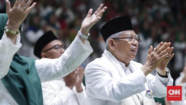 Ma'ruf menyebut selama ini peran ulama hanya sebagai tukang dukung, yang dicari ketika Pilpres maupun Pilkada.