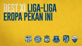 INFOGRAFIS: Best XI Liga-liga Eropa Pekan Ini