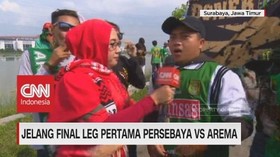 VIDEO: Keseruan Bonek Jelang Final Leg I Persebaya Vs Arema